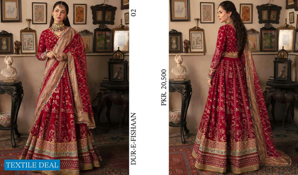 Afrozeh Naghma Luxury Velvet Wholesale Original Pakistani Dress