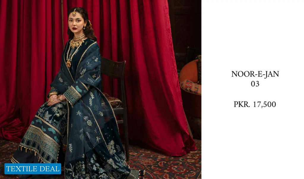 Afrozeh Naghma Luxury Velvet Wholesale Original Pakistani Dress
