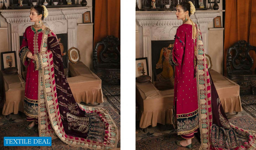 Afrozeh Naghma Luxury Velvet Wholesale Original Pakistani Dress