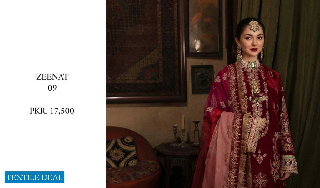 Afrozeh Naghma Luxury Velvet Wholesale Original Pakistani Dress