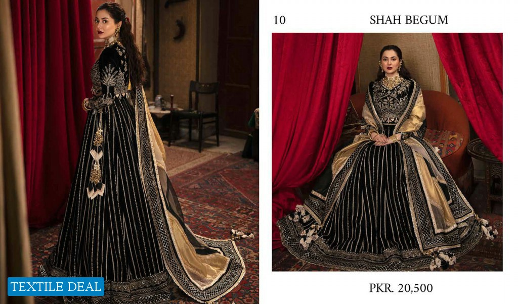 Afrozeh Naghma Luxury Velvet Wholesale Original Pakistani Dress