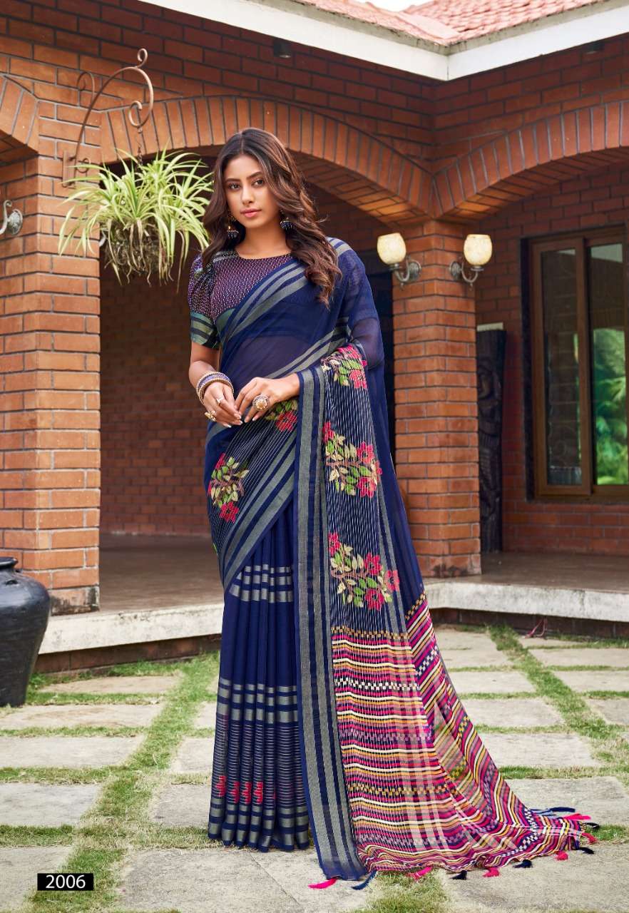 VINAMRA RATNADEEP SILK CHIFFON VISCOSE SAREES WHOLESALE SHOP