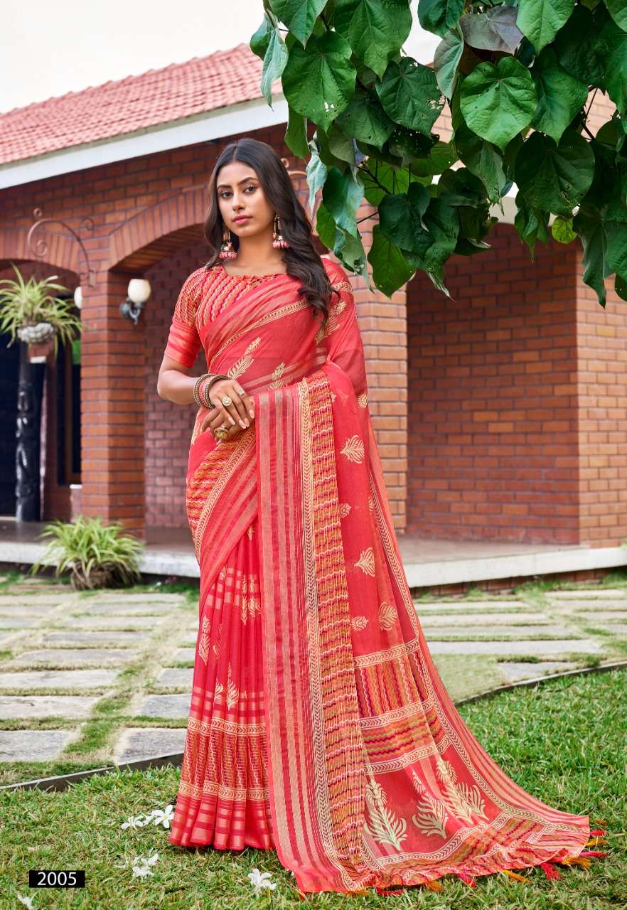 VINAMRA RATNADEEP SILK CHIFFON VISCOSE SAREES WHOLESALE SHOP