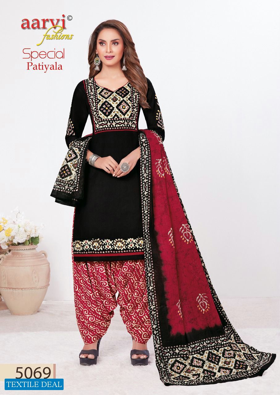 Aarvi Special Patiyala Vol-16 Wholesale Readymade Cotton Dress