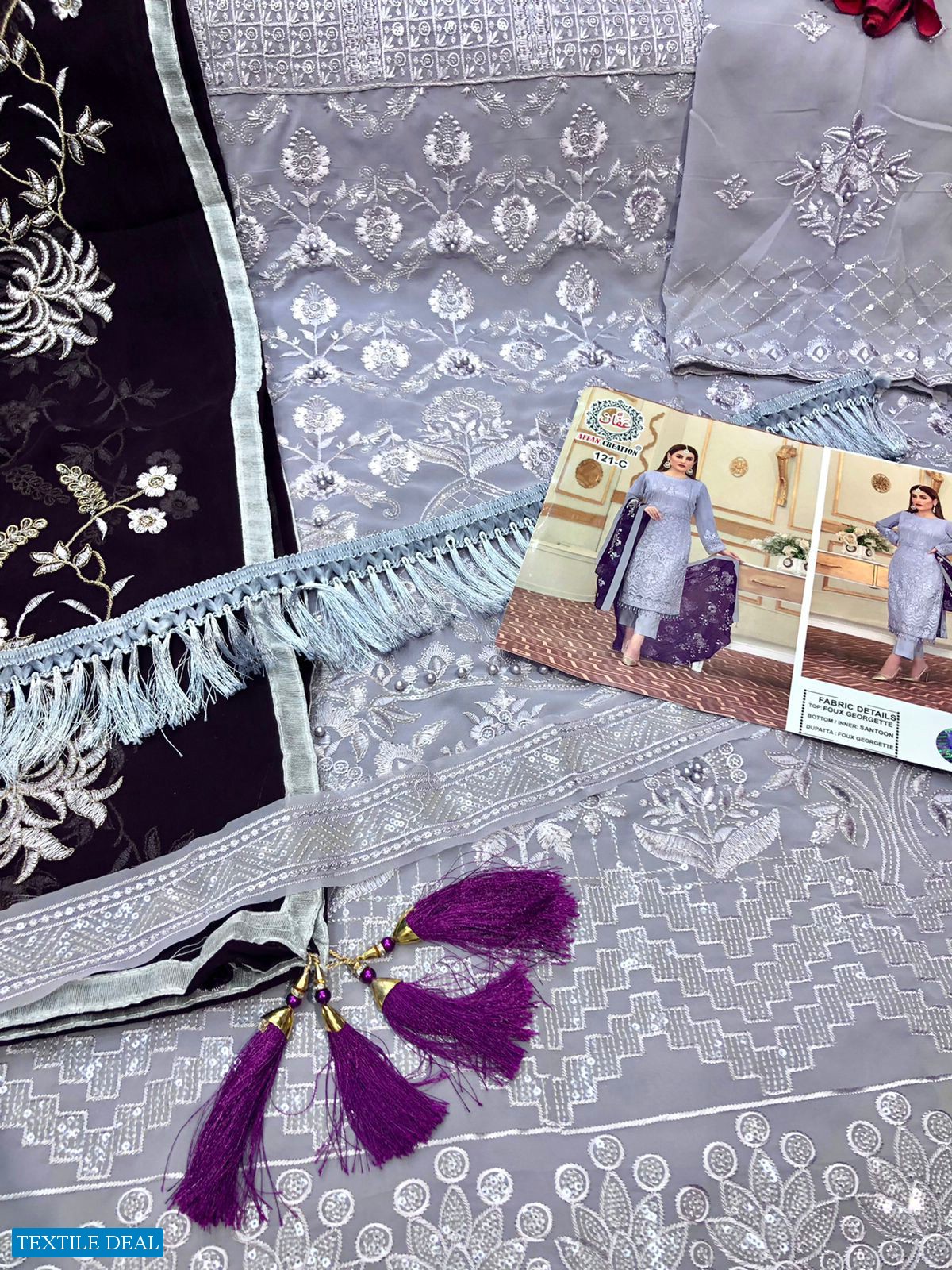 Affan Creation D.no 121 Colour Wholesale Pakistani Concept Dress