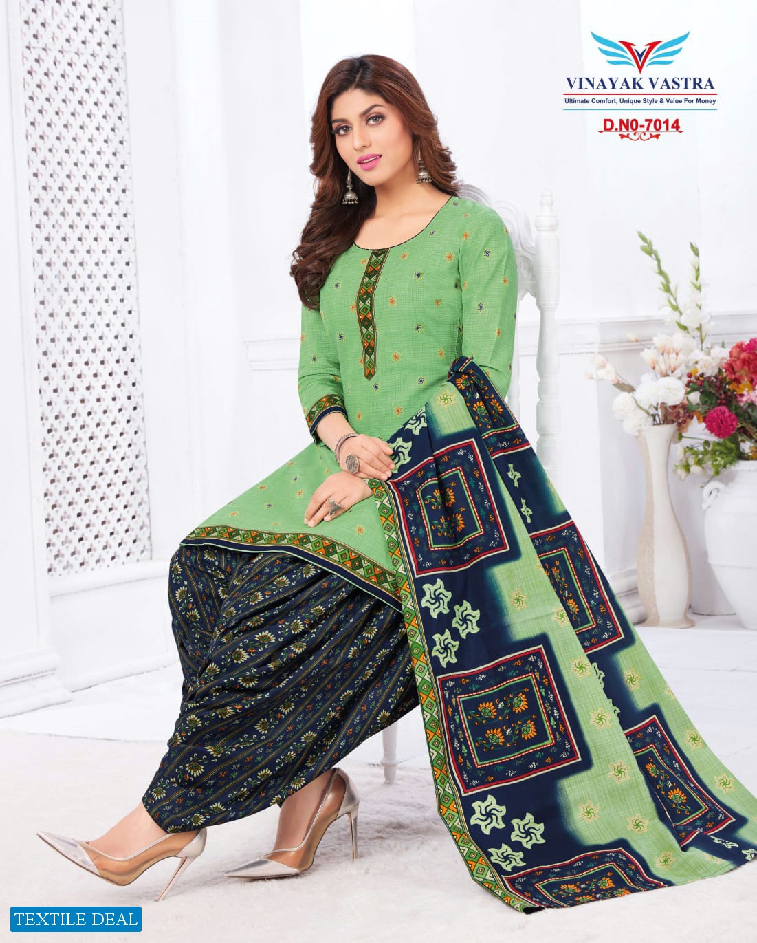 Vinayak Vastra Raaj Nandini Cotto Suit Vol-1 Wholesale Pure Cotton Dress Material