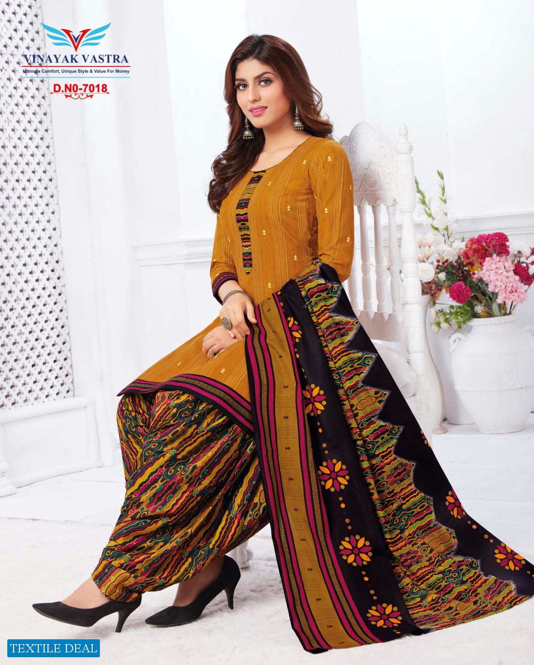 Vinayak Vastra Raaj Nandini Cotto Suit Vol-1 Wholesale Pure Cotton Dress Material