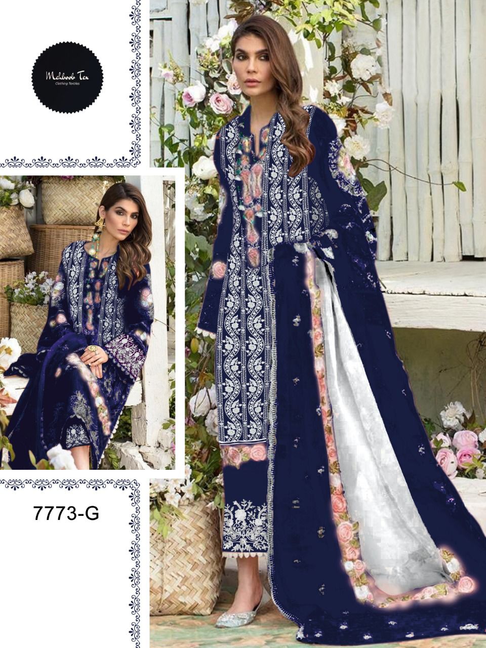Mehboob Tex 7773 Colour Wholesale Pakistani Concept Dress