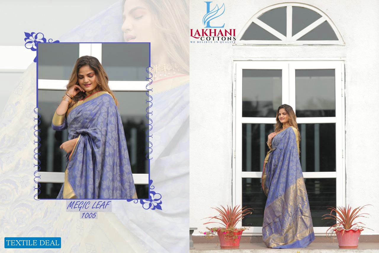 Lakhani Magic leaf Wholesale Traditional Silk Indian Sarees