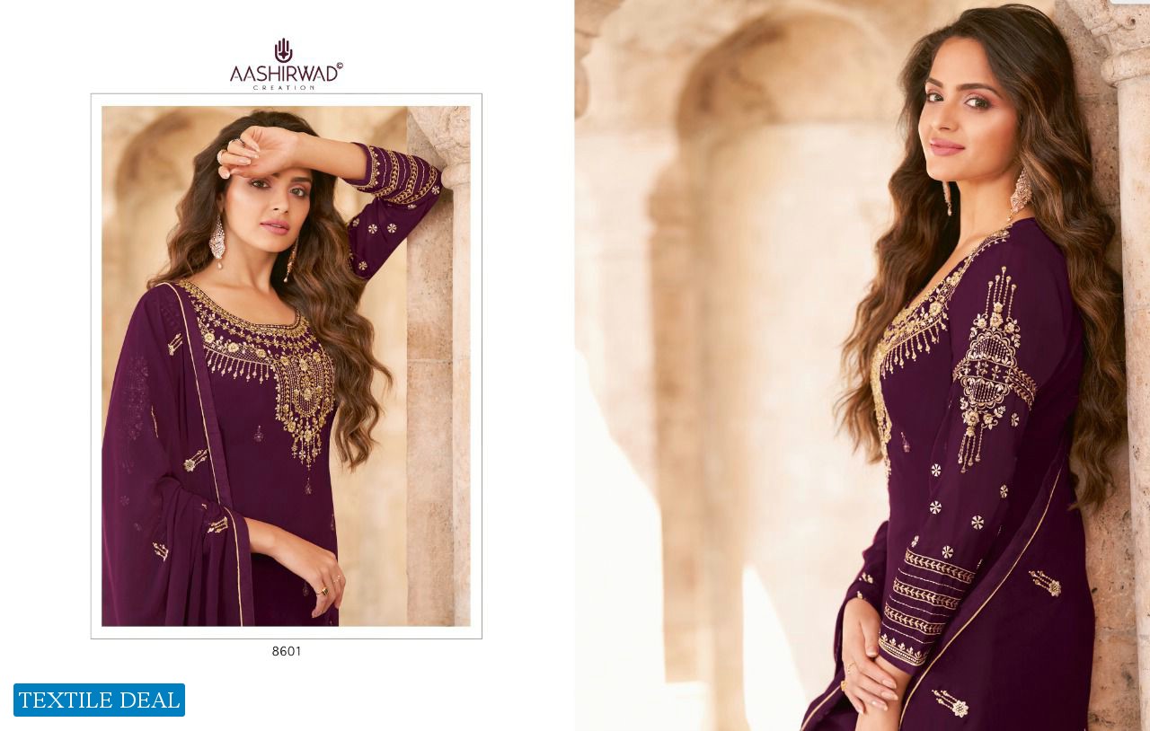 Aashirwad Saarya Wholesale Long Festive Straight Dress