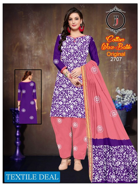 JJ Original Cotton Wax Battik Wholesale Dress Material