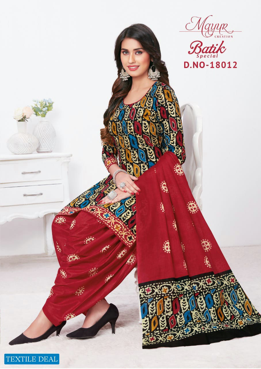 Mayur Batik Special Vol-18 Wholesale Cotton Dress Material