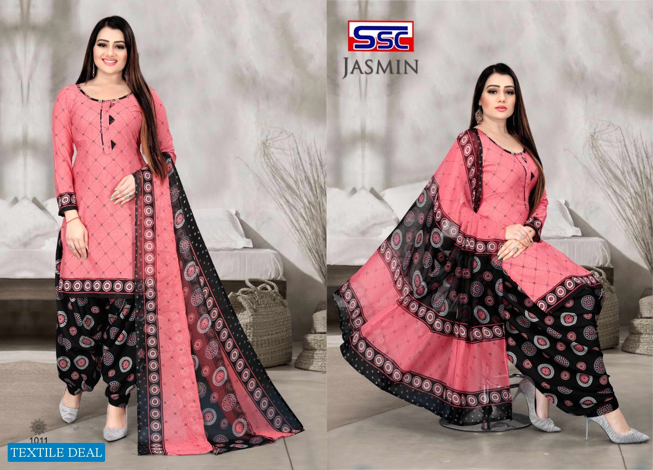 SSC Jasmin Vol-18 Wholesale Patiyala Special Cotton Dress Material