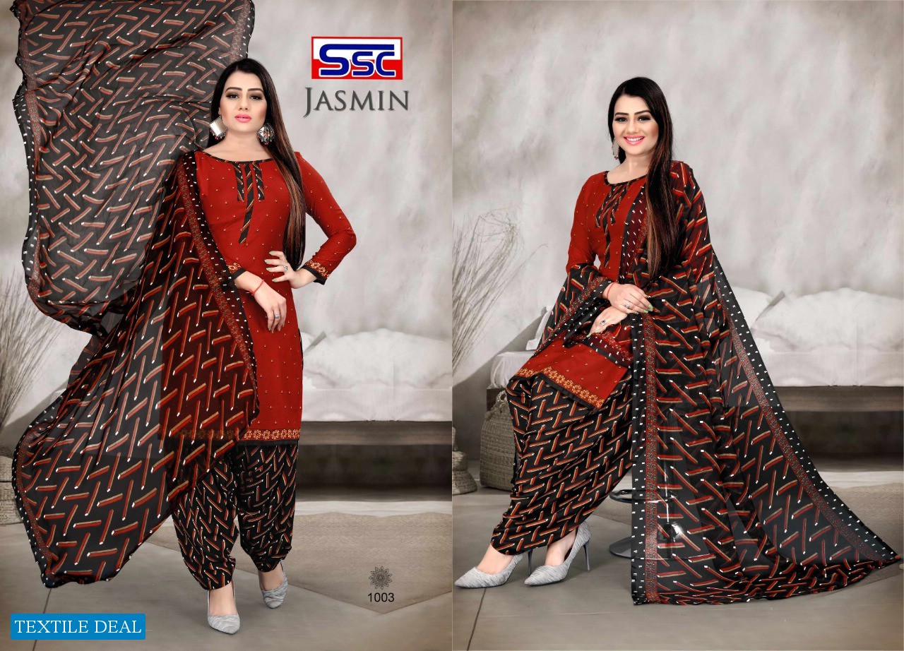 SSC Jasmin Vol-18 Wholesale Patiyala Special Cotton Dress Material