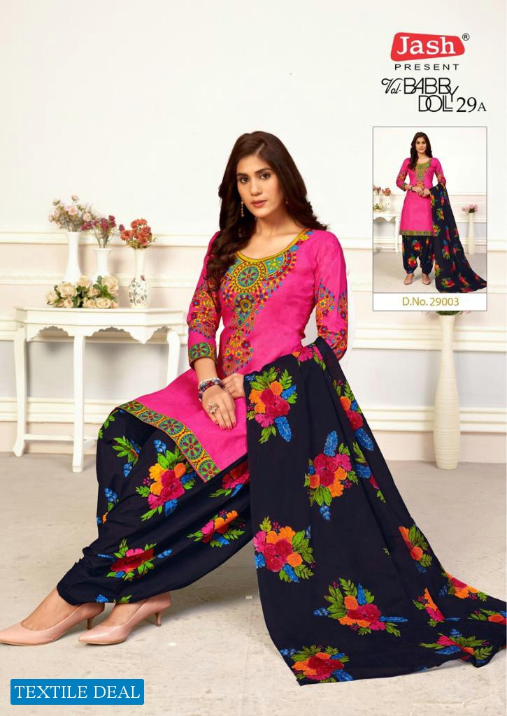 Jash Baby Doll Vol-29 Wholesale Pure Cotton Printed Dress Material