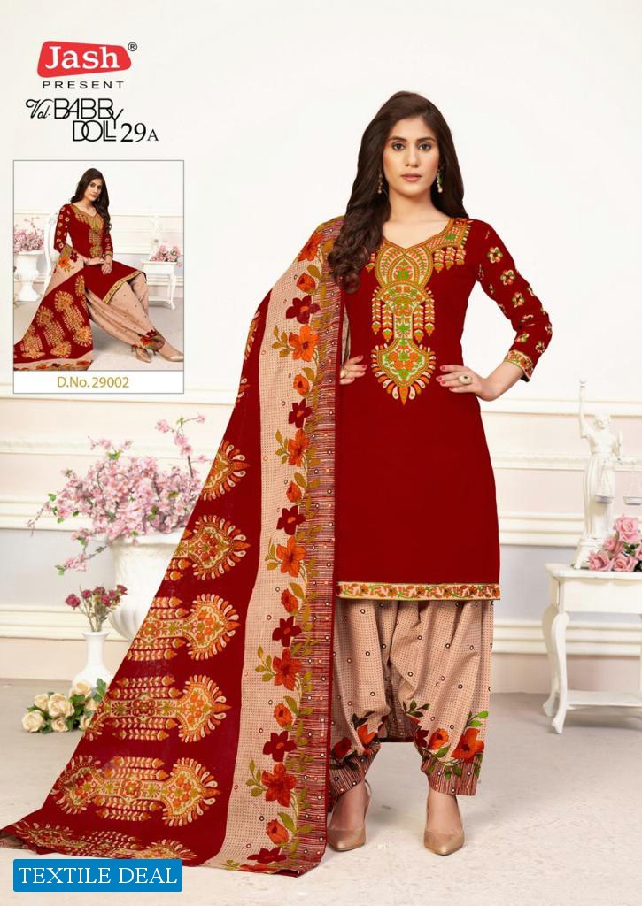 Jash Baby Doll Vol-29 Wholesale Pure Cotton Printed Dress Material