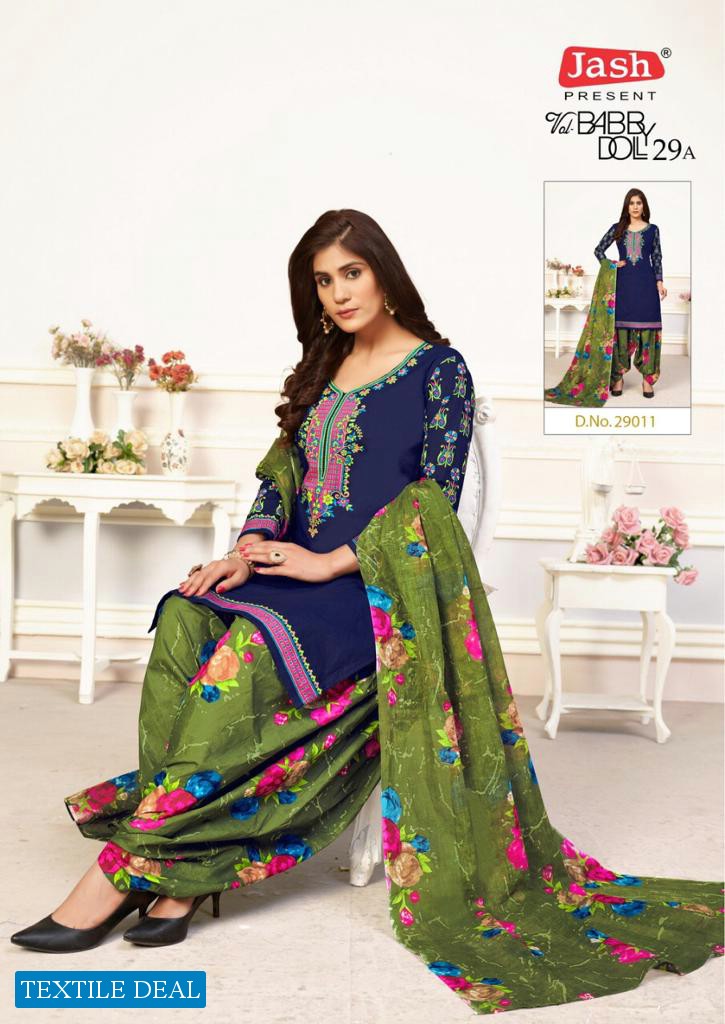 Jash Baby Doll Vol-29 Wholesale Pure Cotton Printed Dress Material