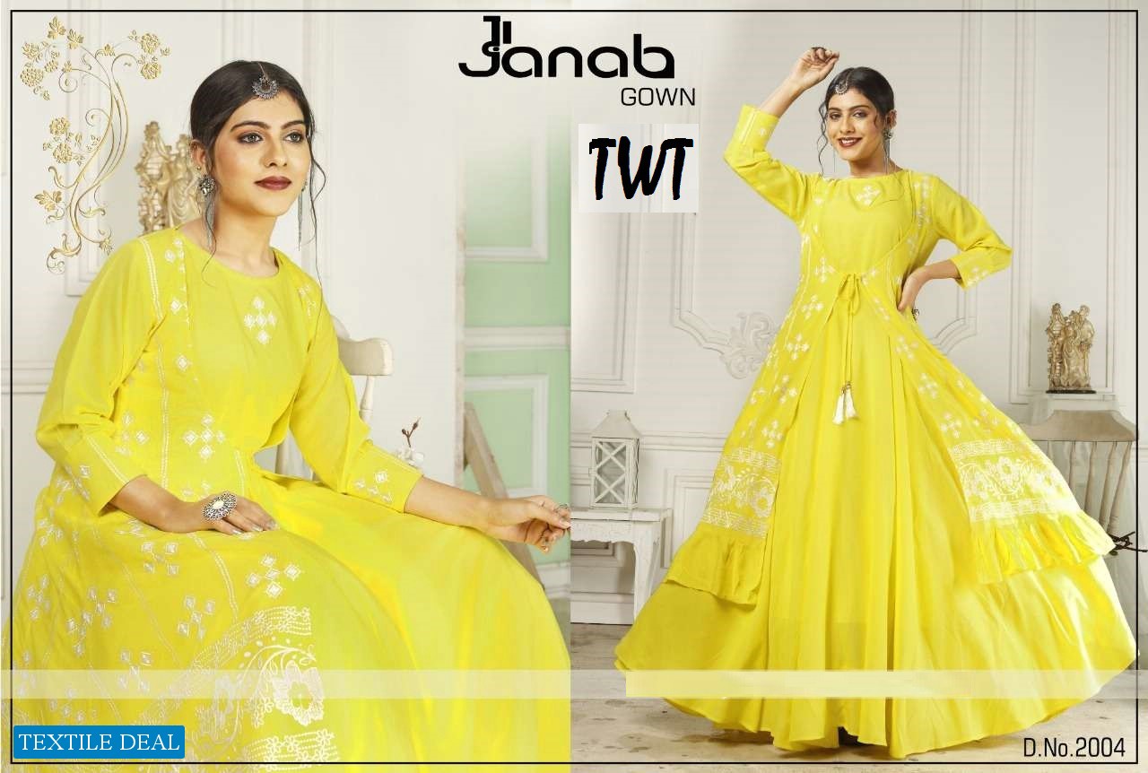 TWT Janab Gown Wholesale Designer Gowns