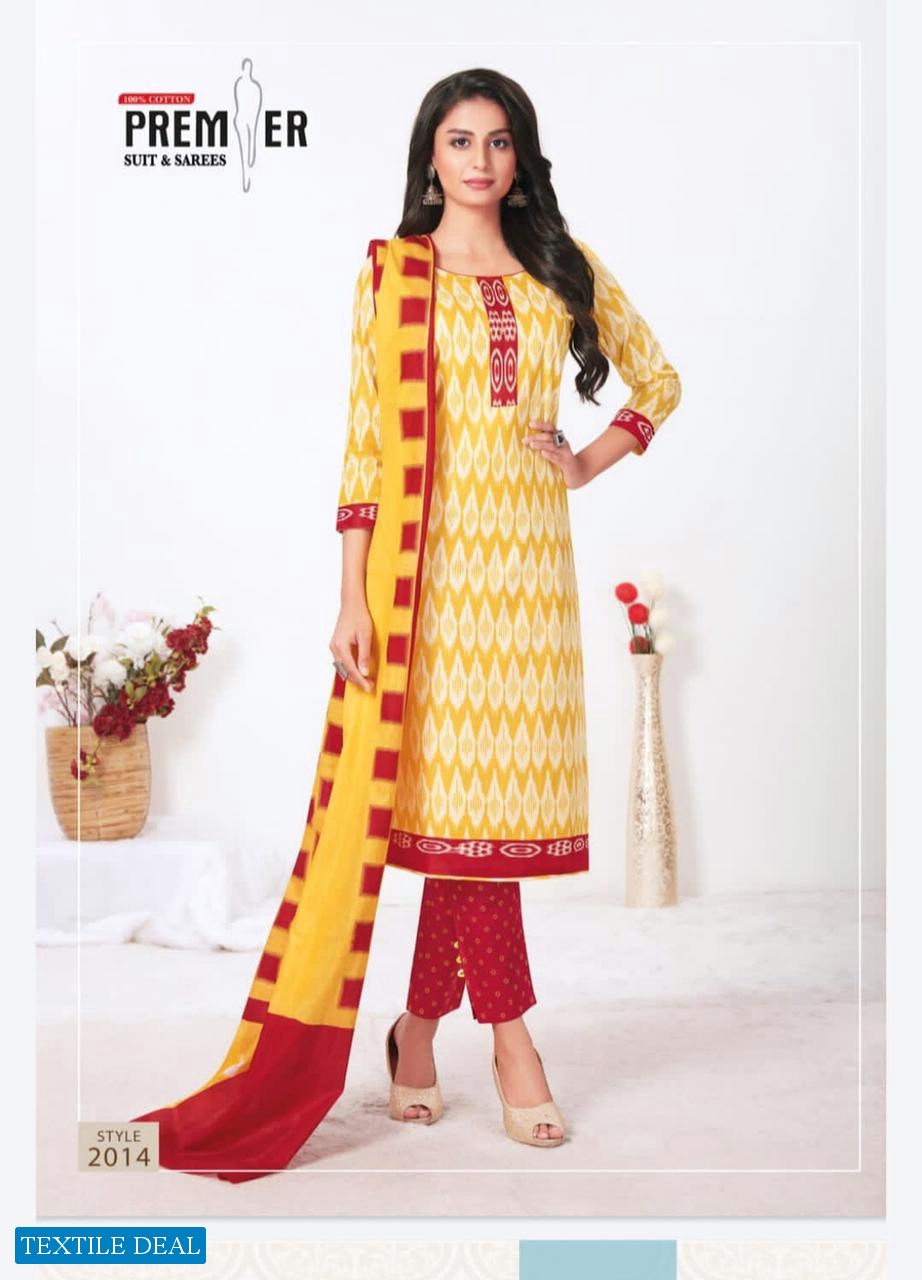 Premier Suit Madam Vol-2 Wholesale Pure Cotton Dress Material