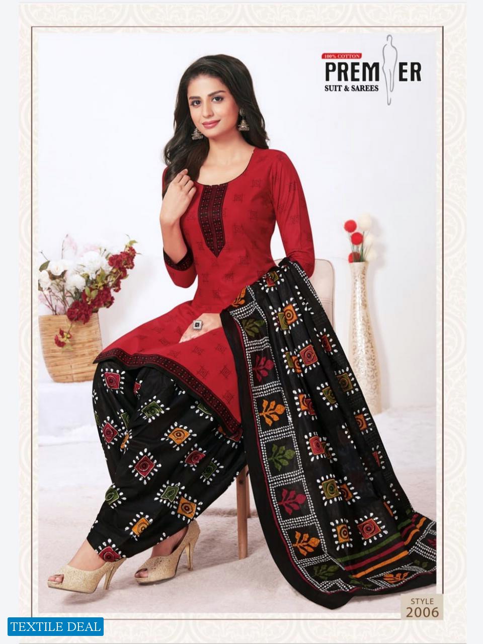 Premier Suit Madam Vol-2 Wholesale Pure Cotton Dress Material