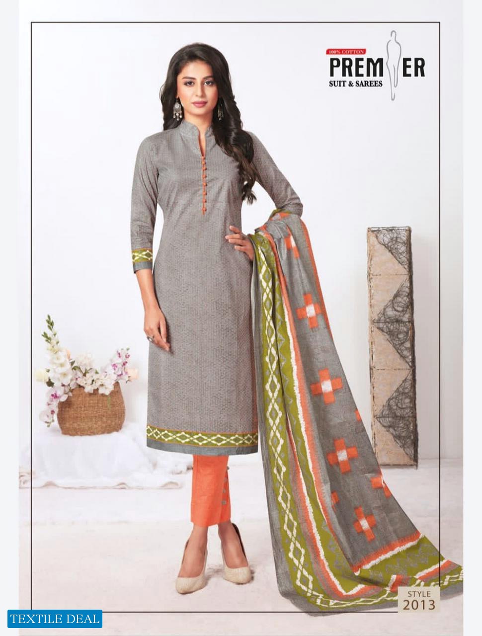 Premier Suit Madam Vol-2 Wholesale Pure Cotton Dress Material