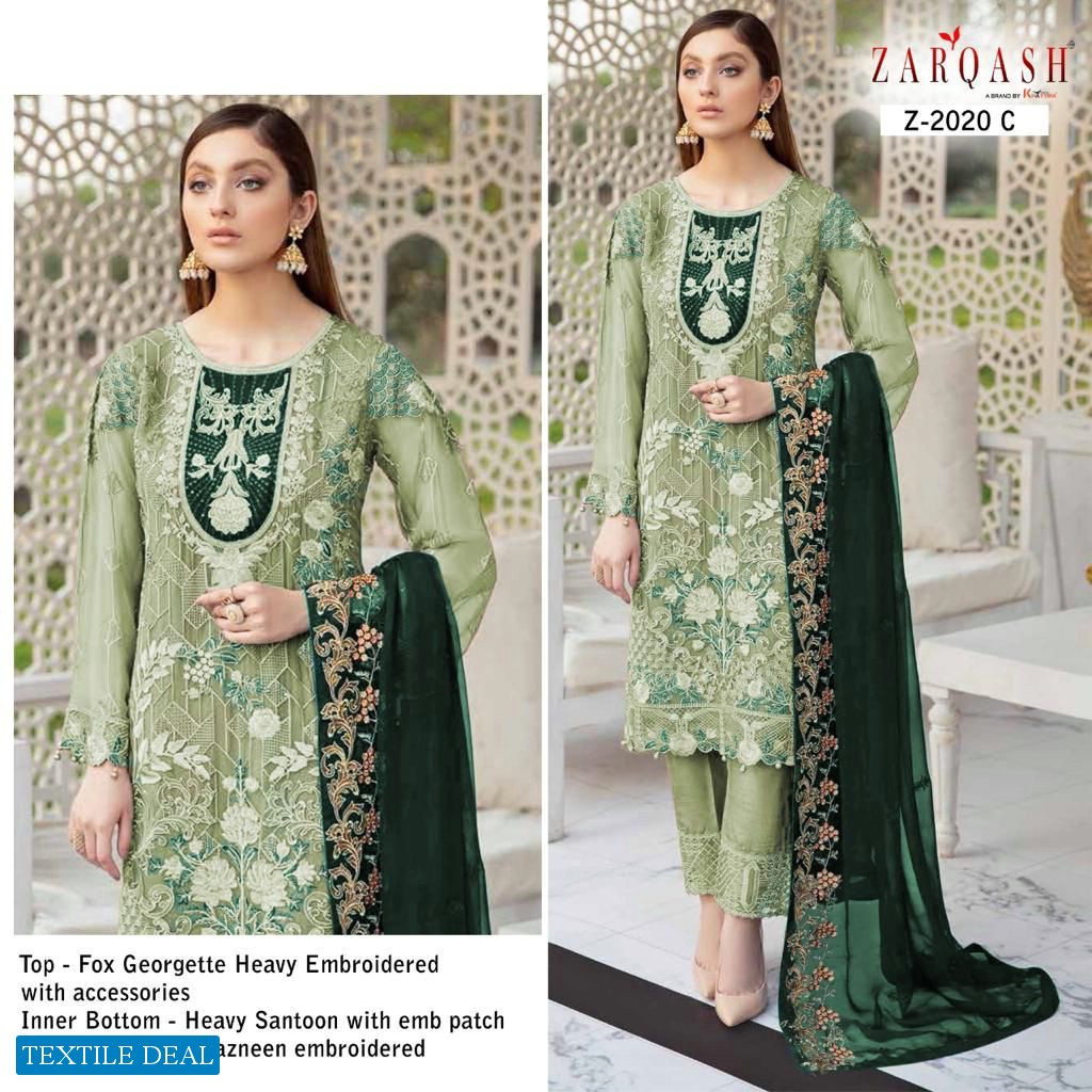 Zarqash Ramsha Colors Wholesale Pakistani Concept Dress