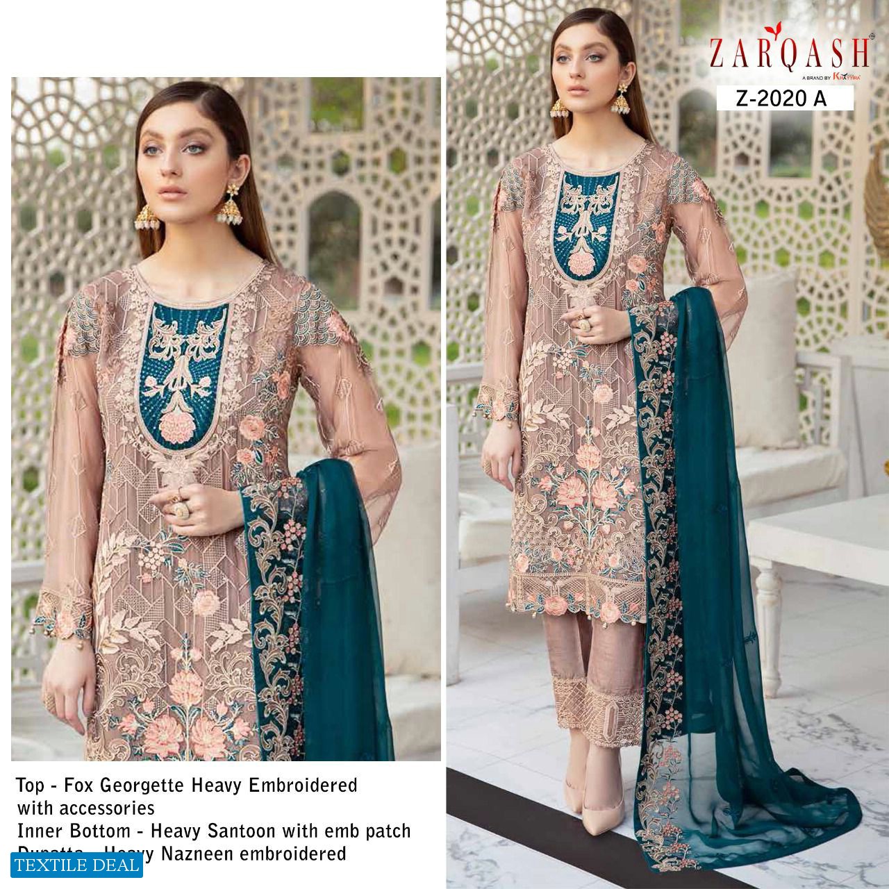 Zarqash Ramsha Colors Wholesale Pakistani Concept Dress