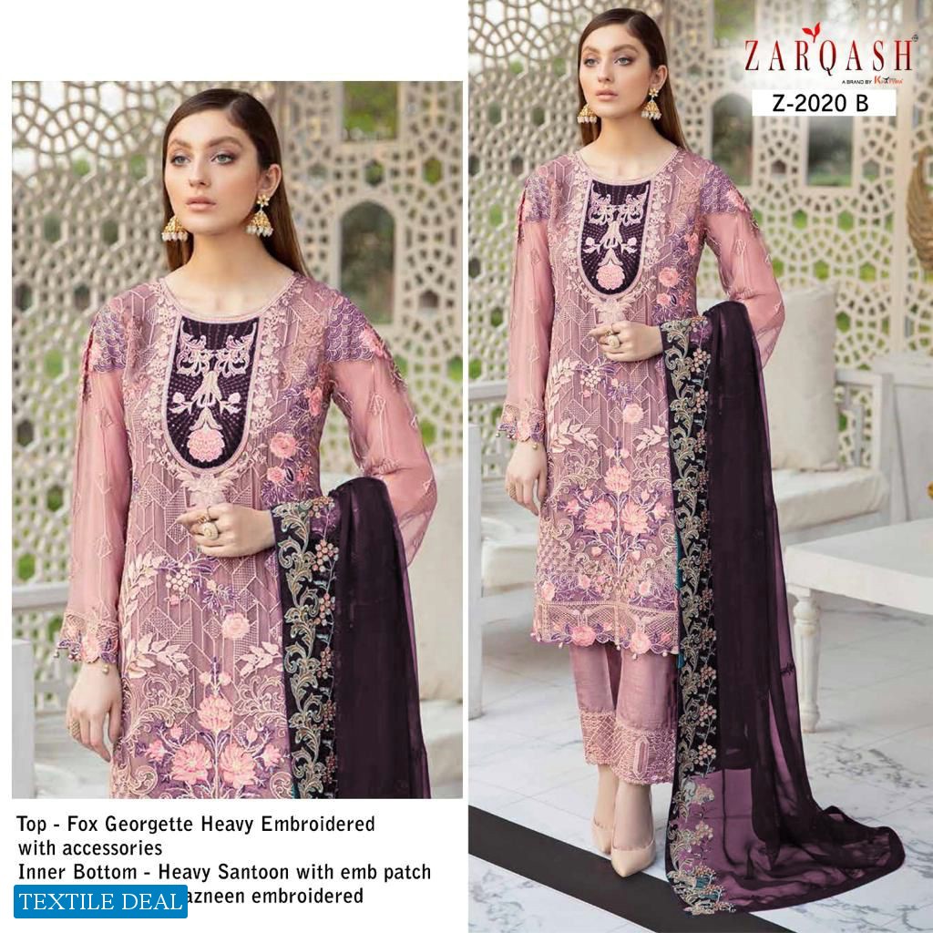 Zarqash Ramsha Colors Wholesale Pakistani Concept Dress