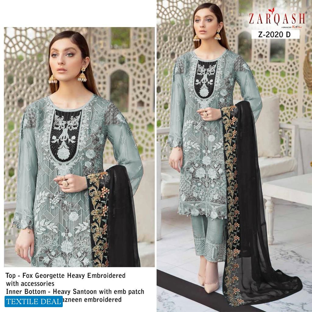 Zarqash Ramsha Colors Wholesale Pakistani Concept Dress