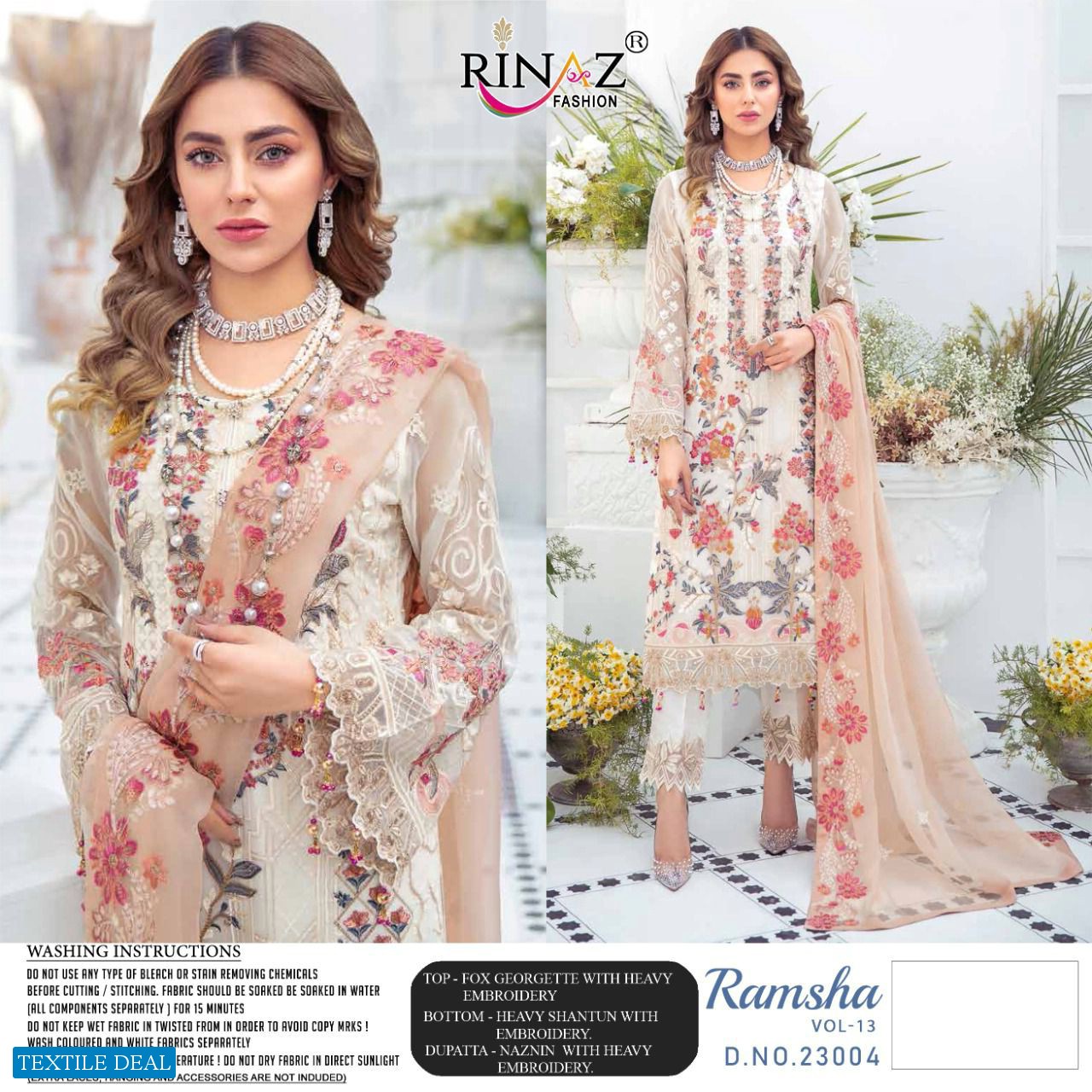 Rinaz Ramsha Vol-13 Wholesale Pakistani Concept Dress