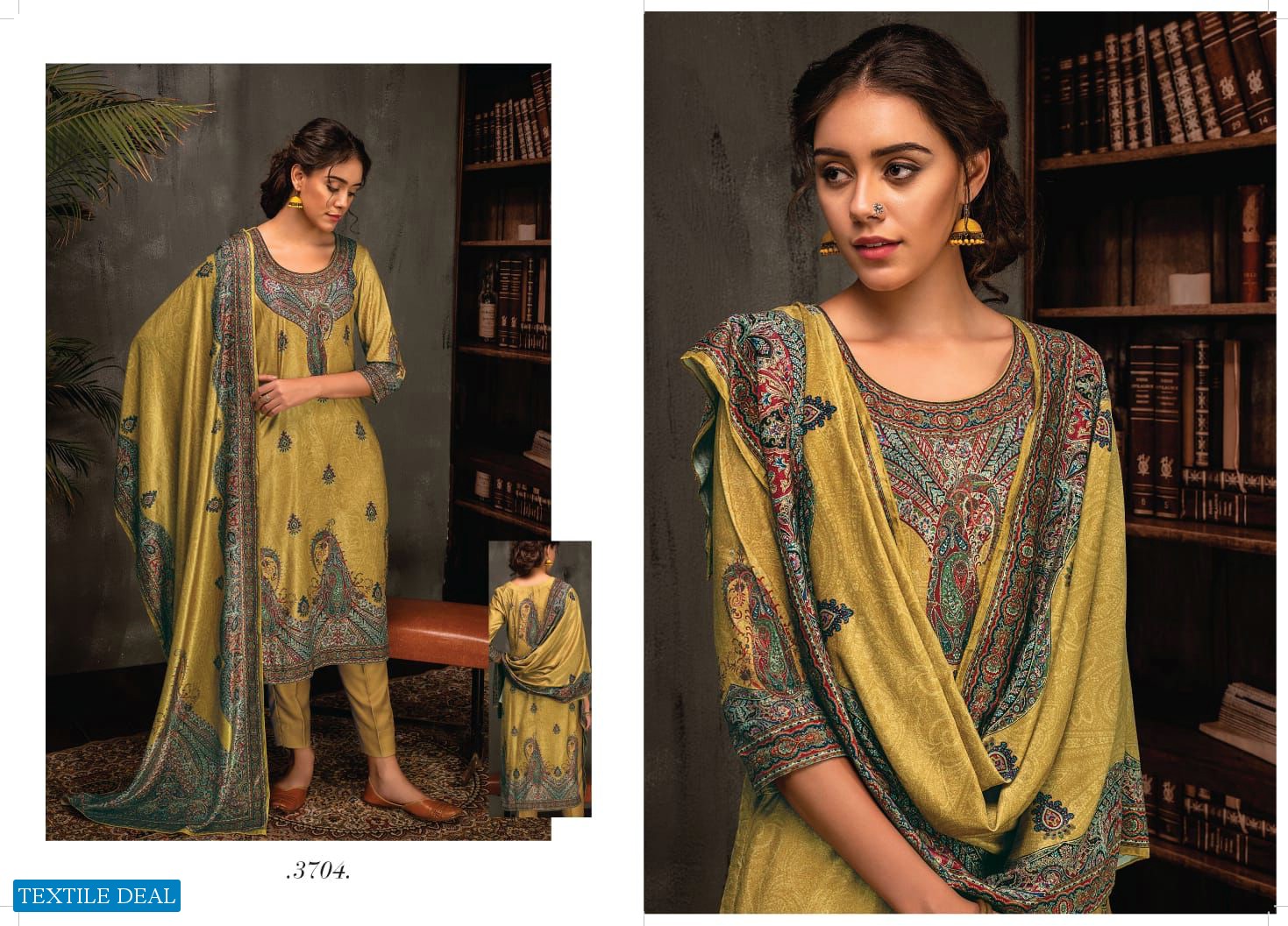 Rivaa Shaneel Wholesale Velvet Digital Printed Winter Salwar Kameez