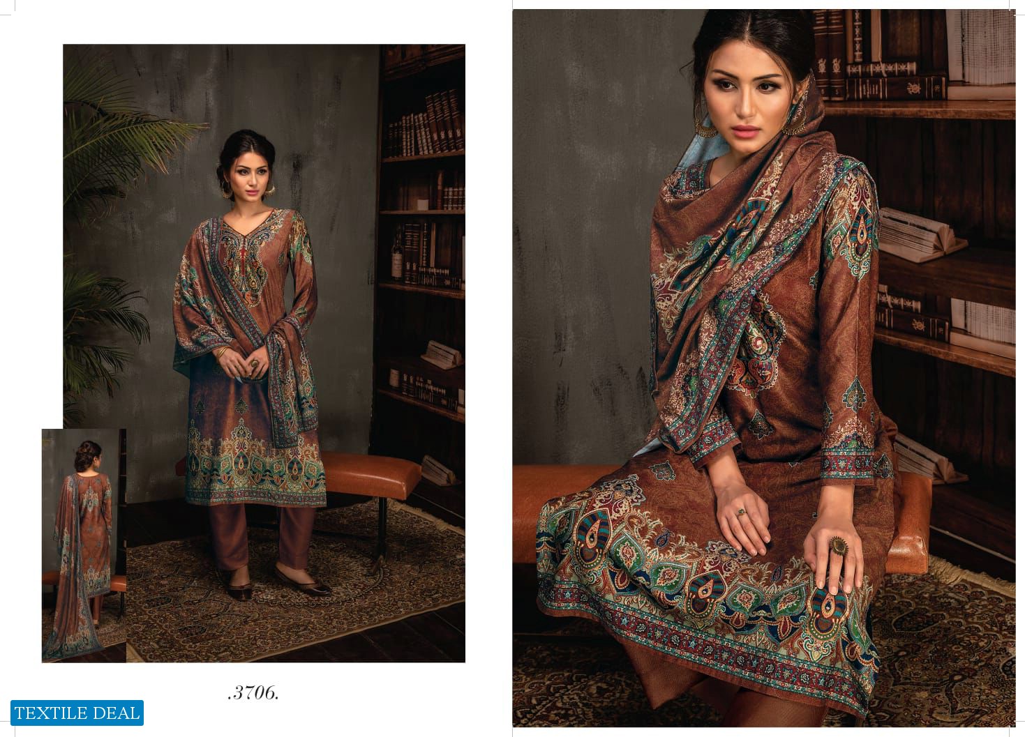 Rivaa Shaneel Wholesale Velvet Digital Printed Winter Salwar Kameez