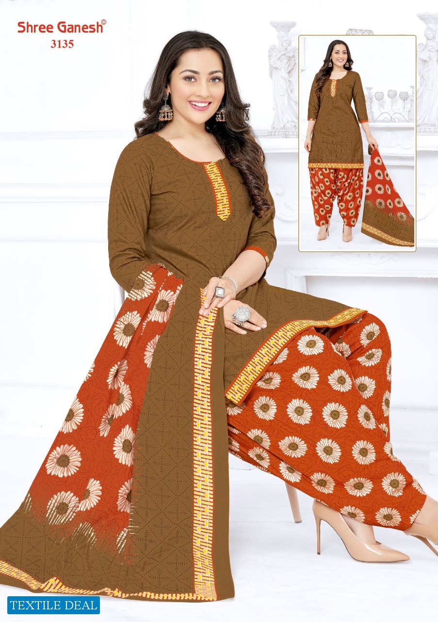 Shree Ganesh Palak Vol-1 Wholesale Pure Cotton Fabrics Readymade Dress