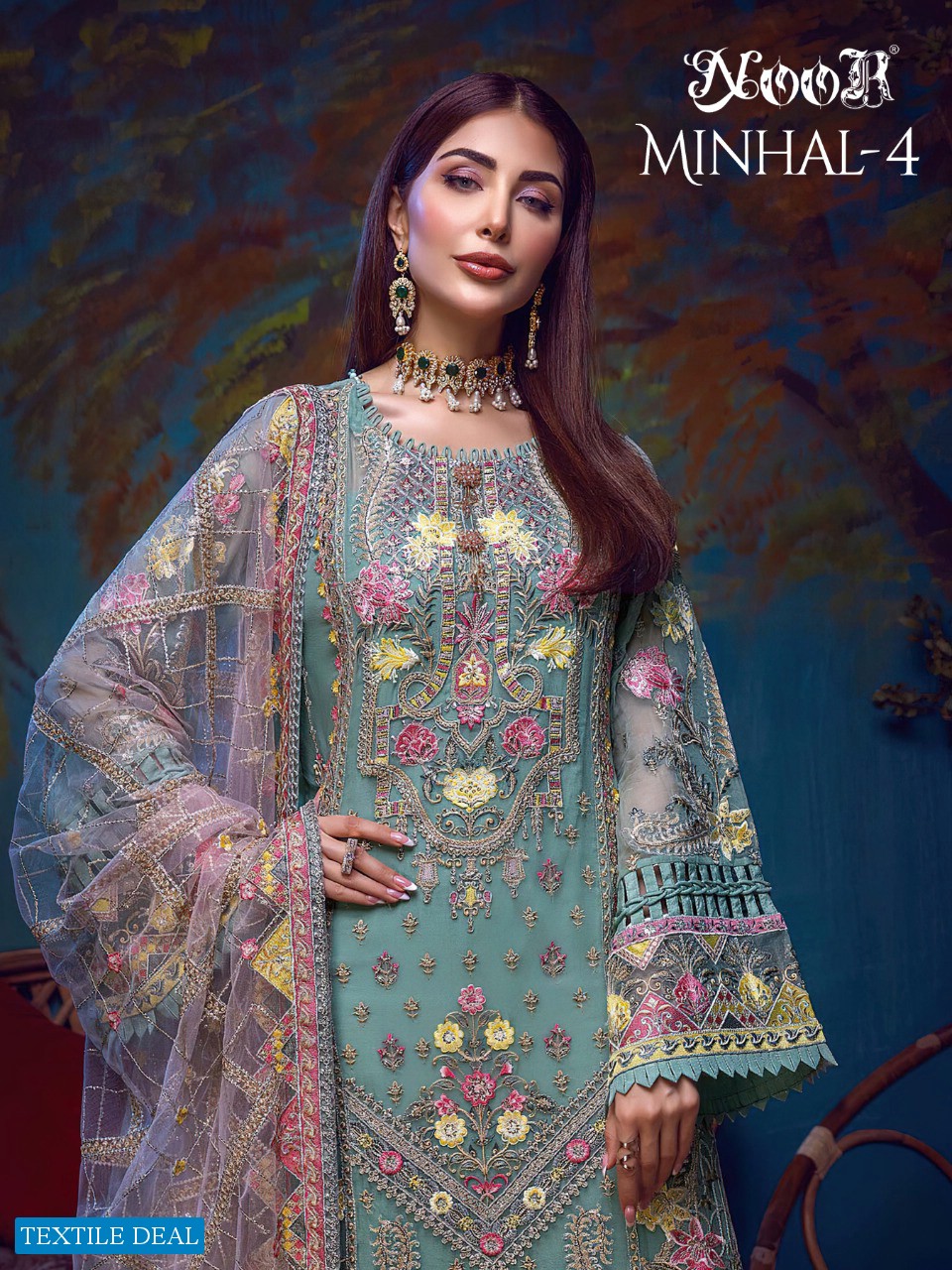 Noor MInhal Vol-4 Wholesale Pakistani Concept Dress