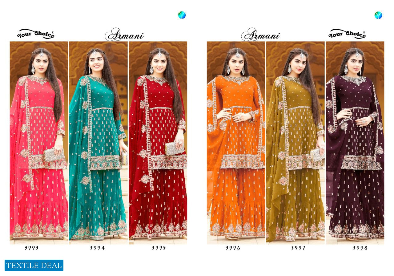 Your Choice Armani Wholesale Designer Salwar Kameez
