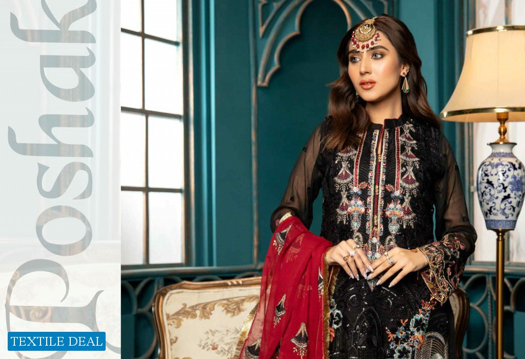 Poshak Imran Mubeen Textile Rangoon Chiffon Collection