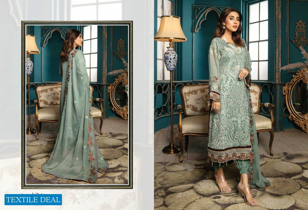Poshak Imran Mubeen Textile Rangoon Chiffon Collection