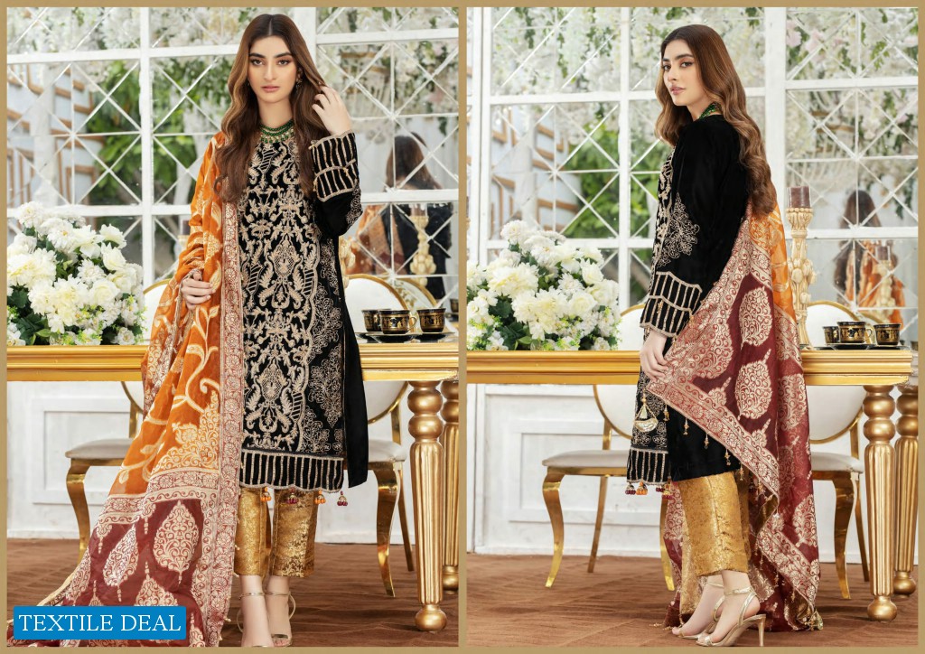 Reeha Fasahat Velvet Collection Wholesale Original Pakistani Dress