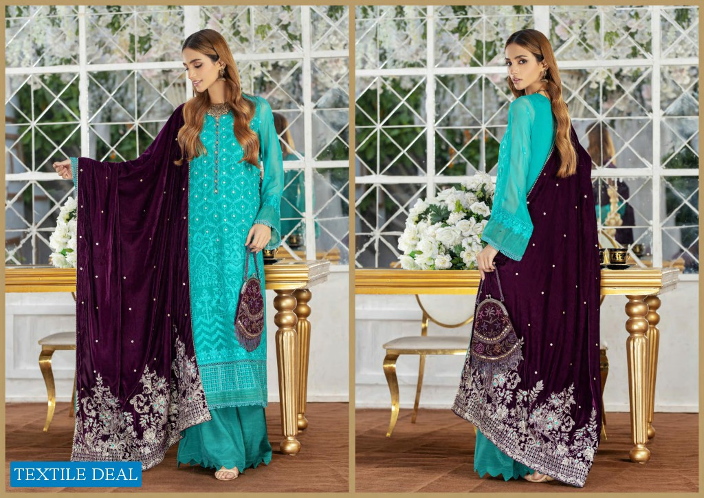 Reeha Fasahat Velvet Collection Wholesale Original Pakistani Dress