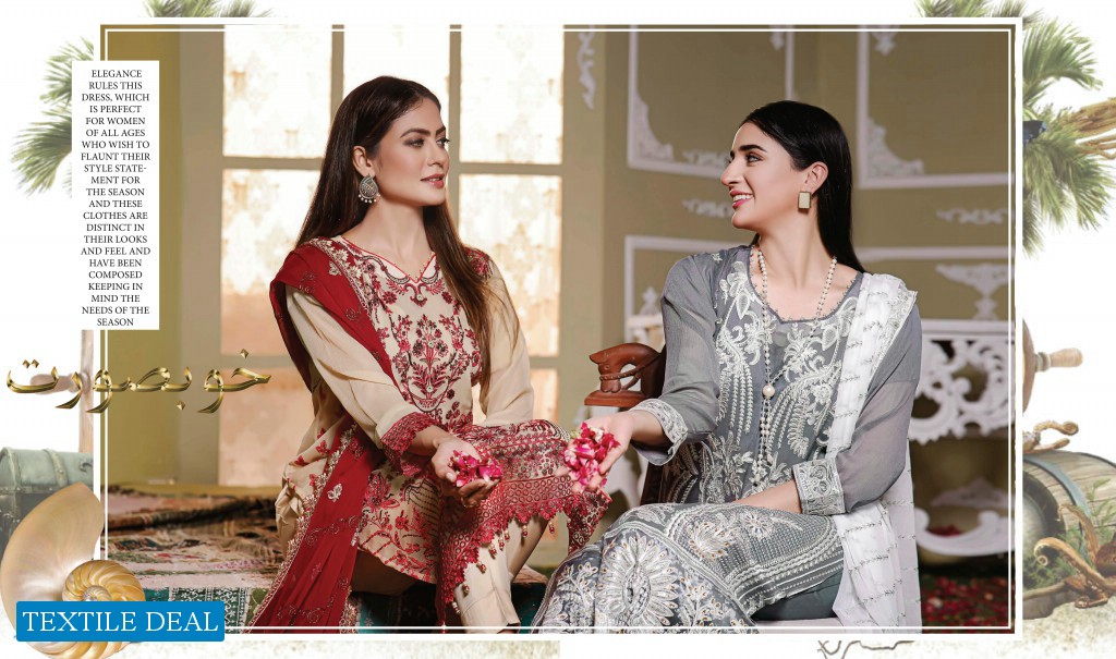 BIn Hameed Khobsurat Wholesale Embroidery Chiffon Collection
