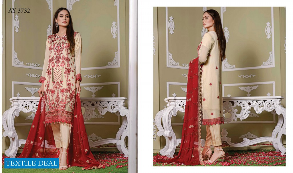 BIn Hameed Khobsurat Wholesale Embroidery Chiffon Collection