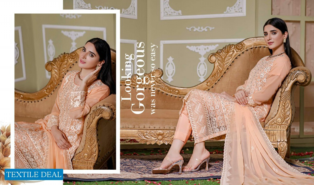 BIn Hameed Khobsurat Wholesale Embroidery Chiffon Collection