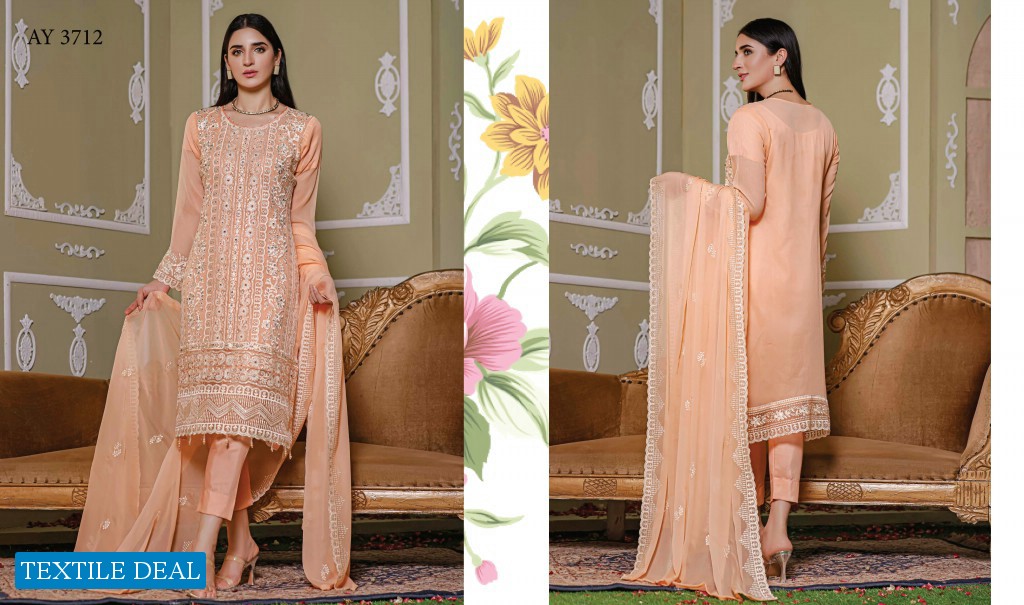 BIn Hameed Khobsurat Wholesale Embroidery Chiffon Collection