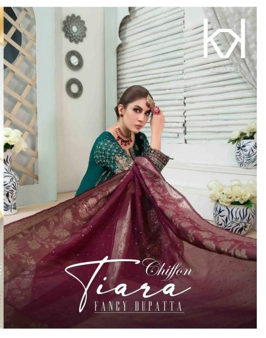 Tawakkal Tiara Chiffon Fancy Dupatta Pakistani Salwar Kameez