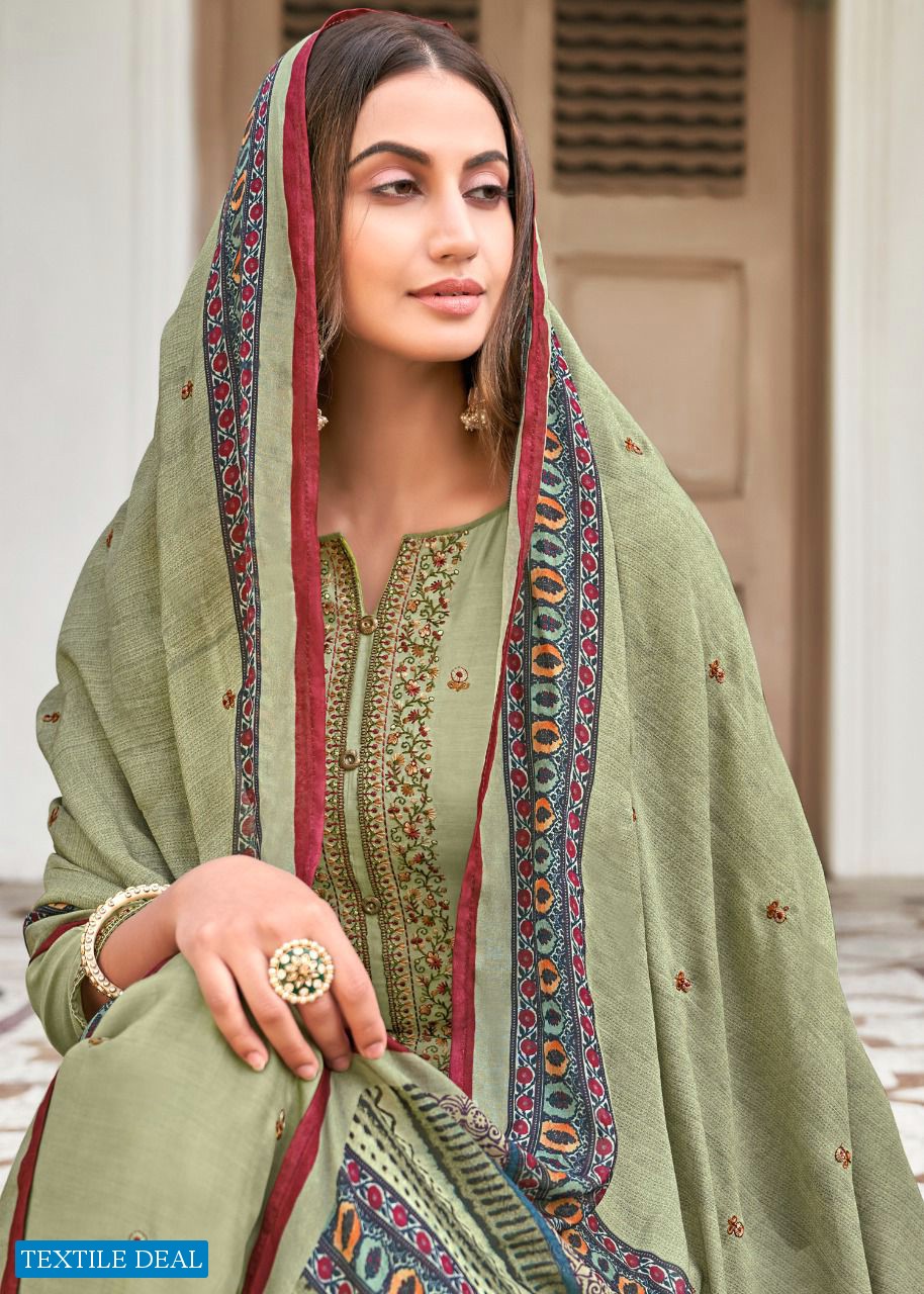 Bela Naayaab Wholesale Muslin Fabrics Casual Salwar Kameez