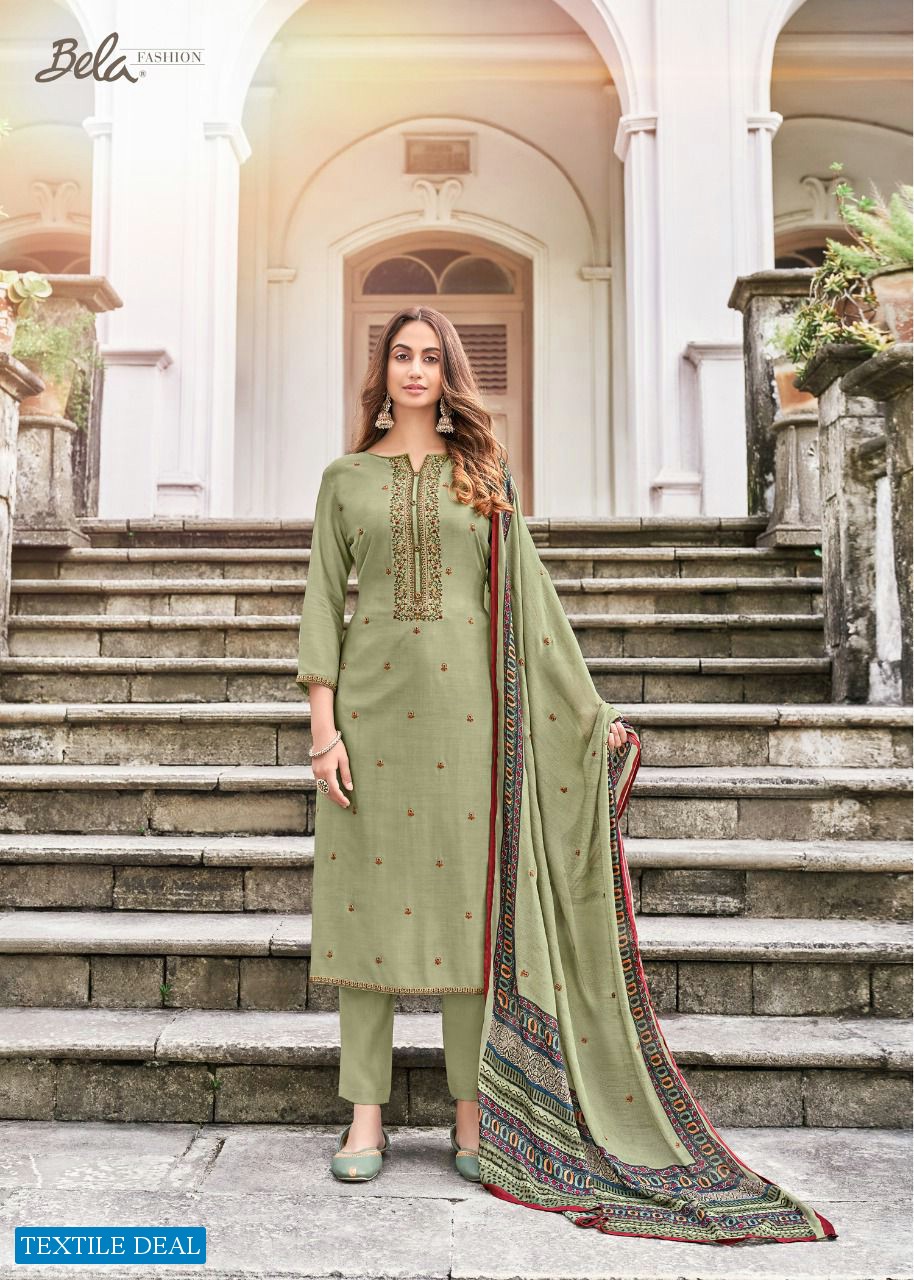 Bela Naayaab Wholesale Muslin Fabrics Casual Salwar Kameez
