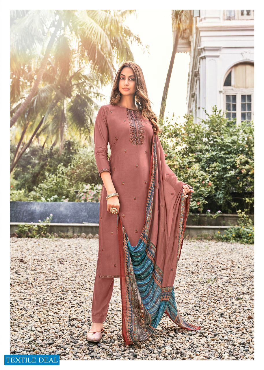 Bela Naayaab Wholesale Muslin Fabrics Casual Salwar Kameez