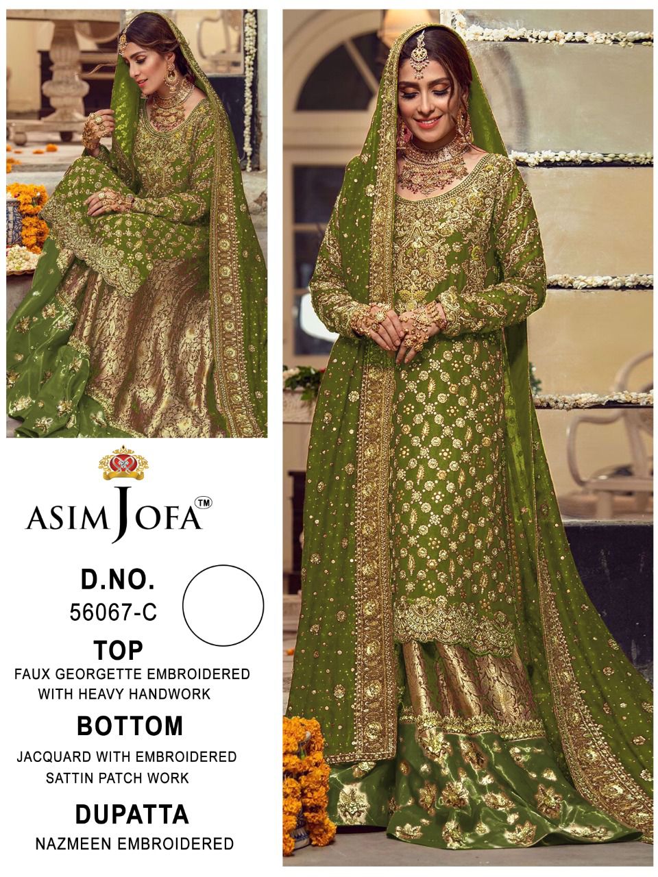 Asim Jofa 56067 Colour Wholesale Pakistani Concept Dress
