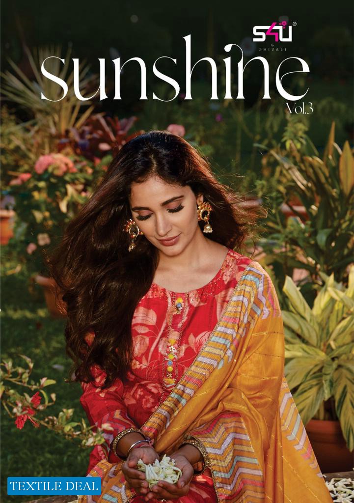 S4u Sunshine Vol-3 Wholesale Full Stitched Dress