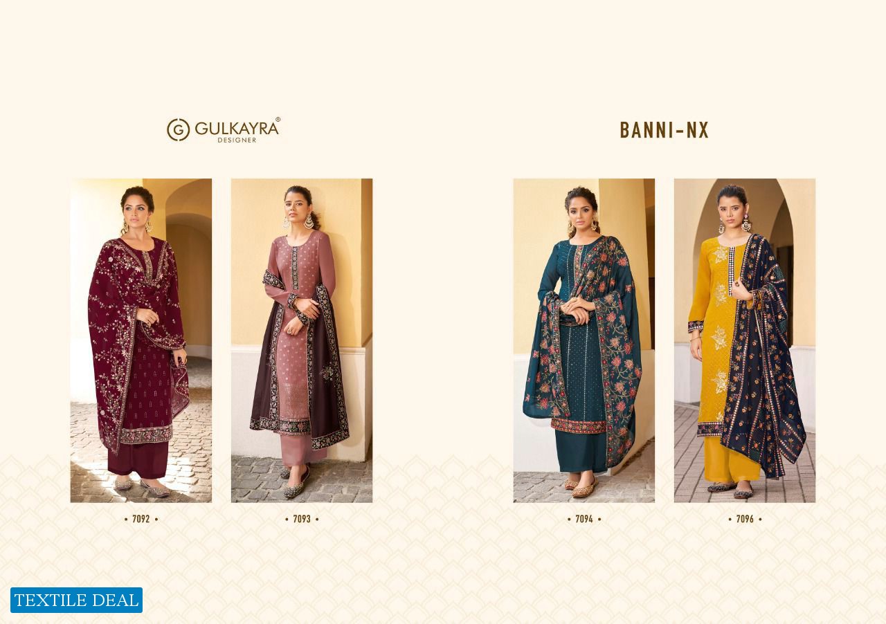 Gulkayra Banni Nx Wholesale Straight Salwar Kameez